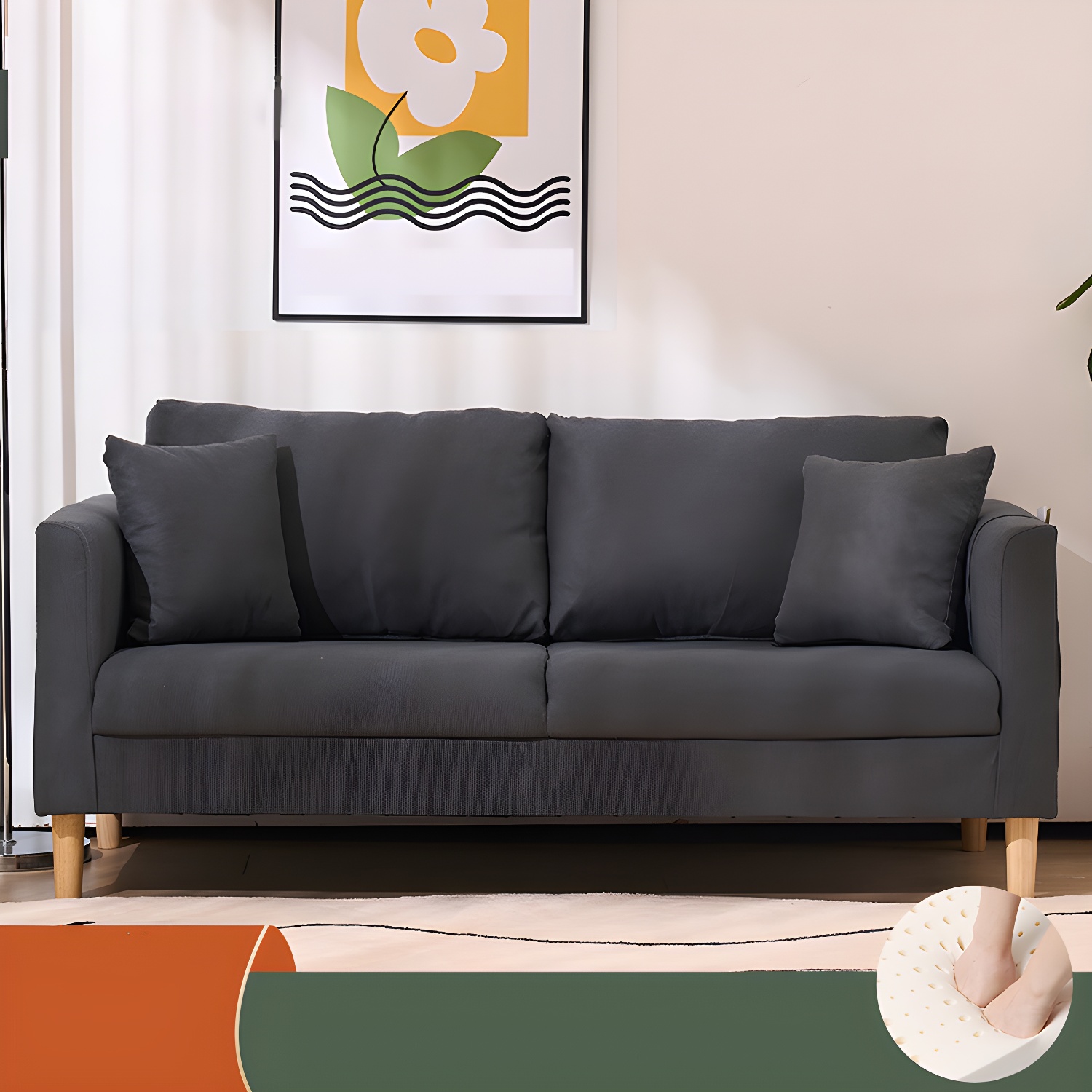 Tuxedo Arm Loveseat | Ormau - image 1