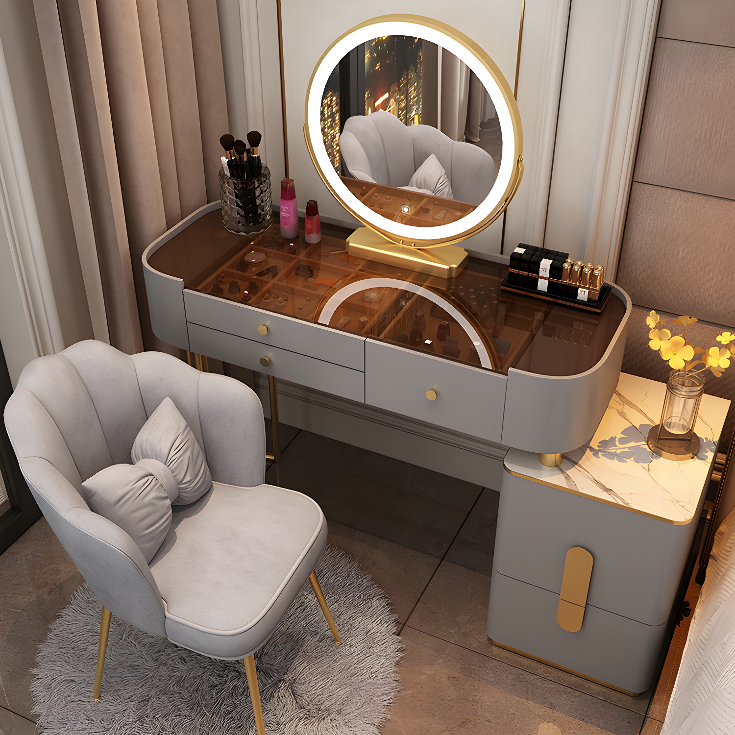 Glass Top Vanity | Ormau - image 37