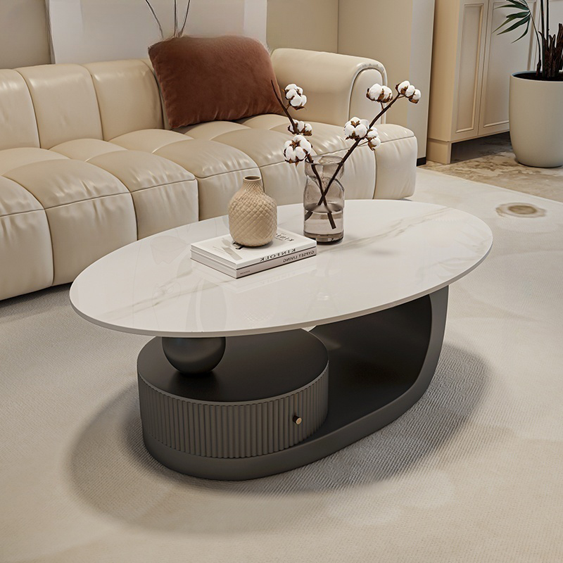 Oval Stone Coffee Table | Ormau - image 3