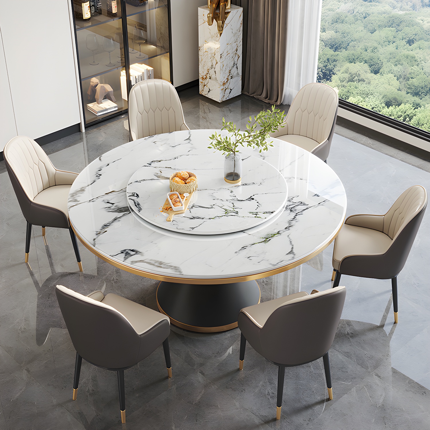 Modern Marble Dining Set | Ormau - image 1