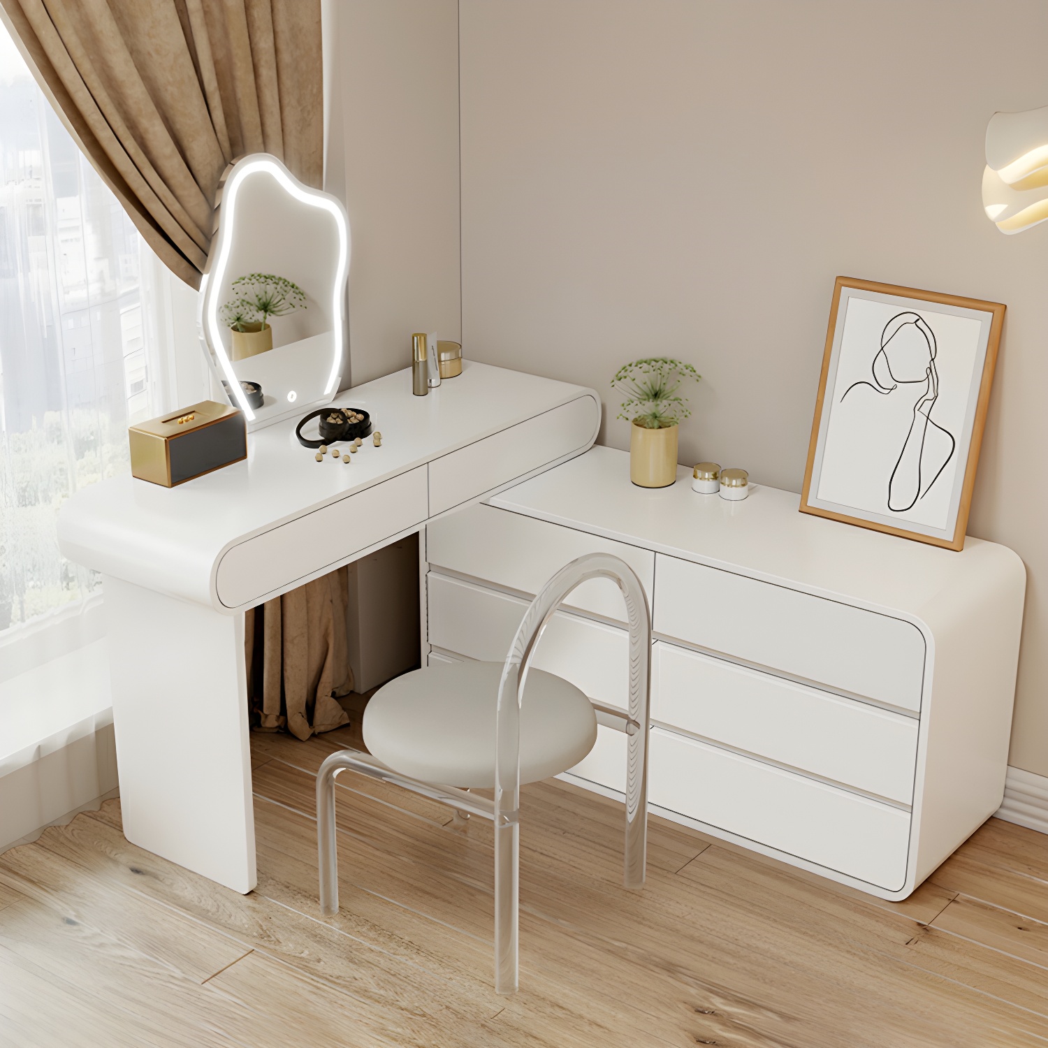 Modern Makeup Vanity | Ormau - image 7