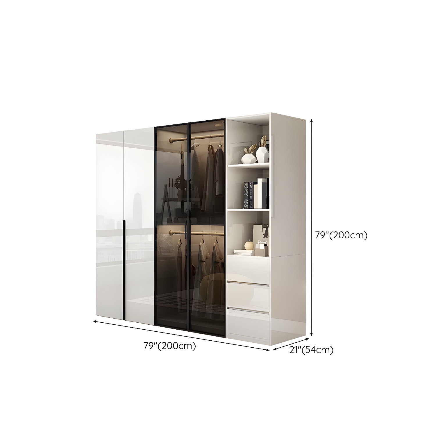Sleek White Wardrobe | Ormau - image 30