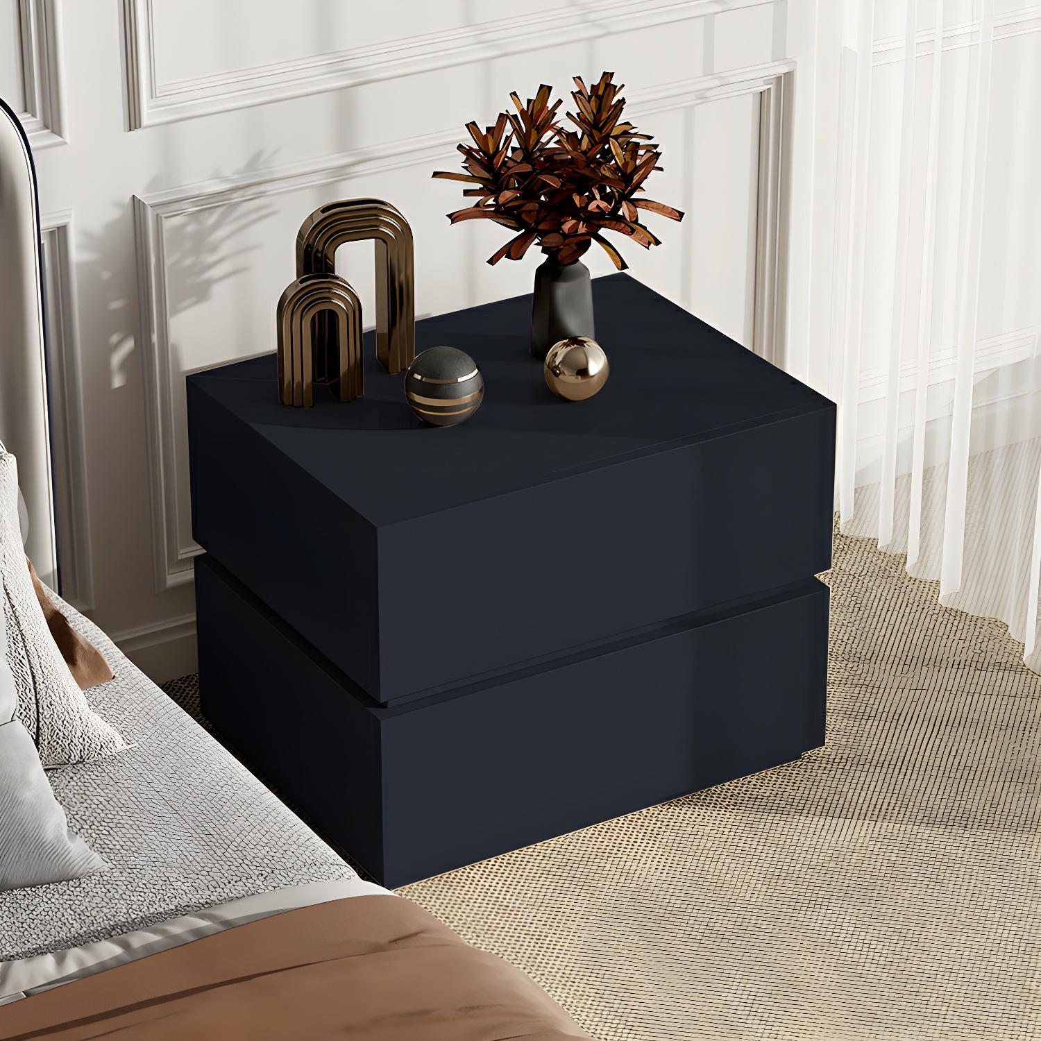 Modern Drawer Nightstand | Ormau - image 3
