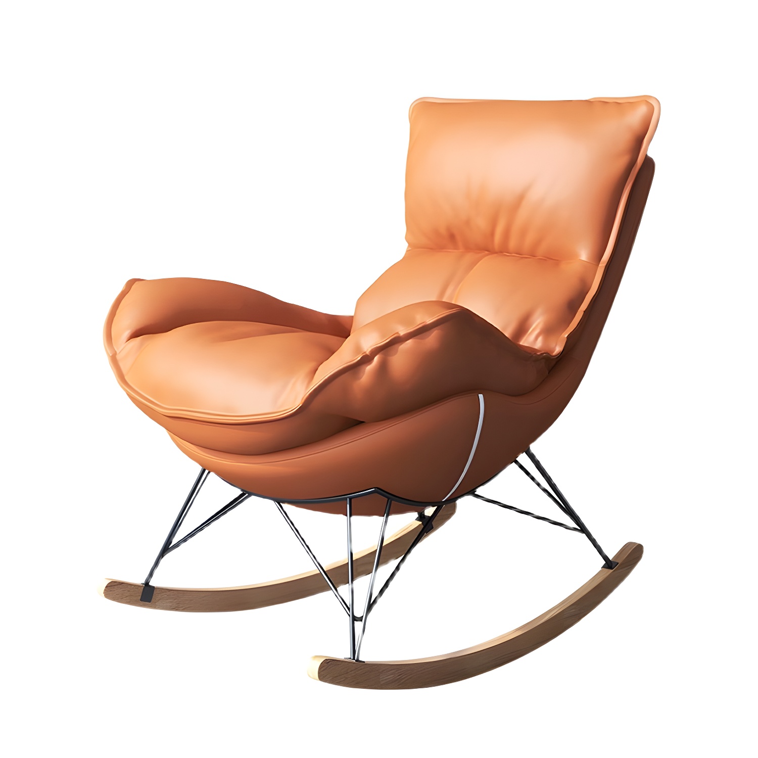 Rocking Accent Chair with Ottoman | Ormau - image 19