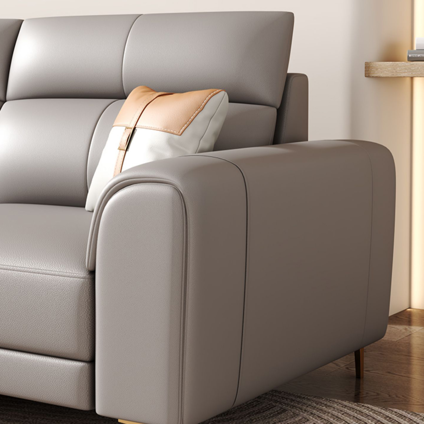 Modern Gray Sectional Sofa | Ormau - image 4