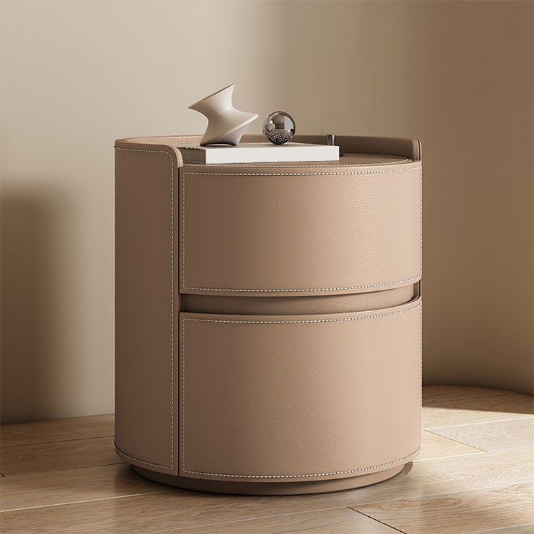 Chic Round Nightstand | Ormau - image 5