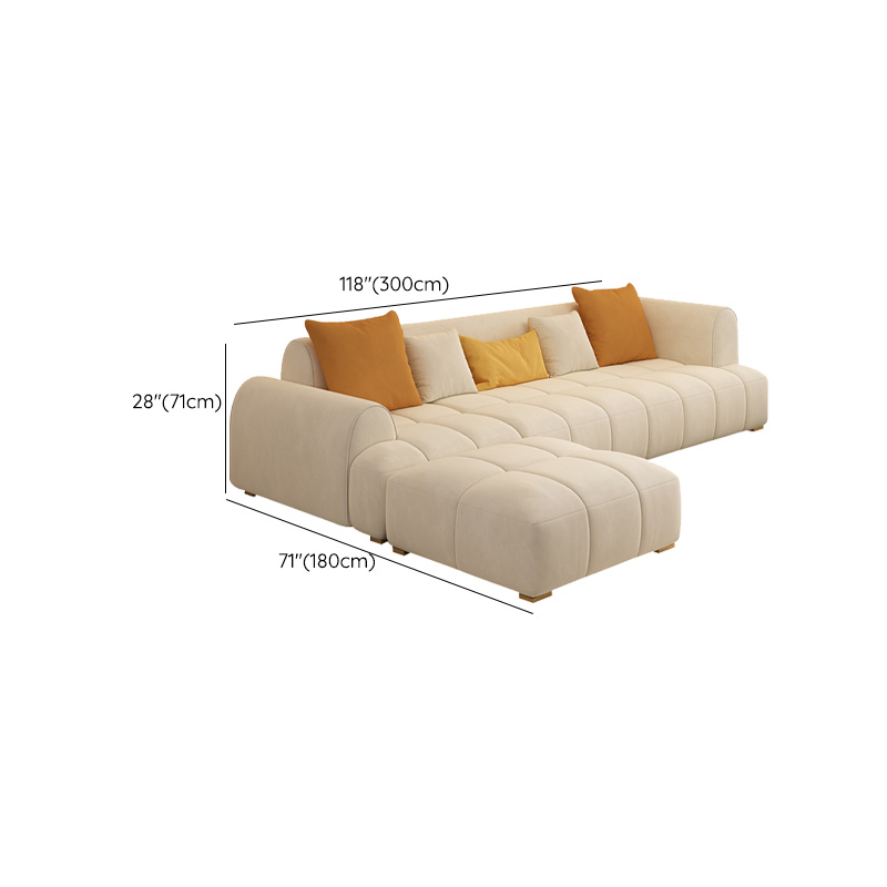 Modern Beige Sectional Sofa | Ormau - image 10