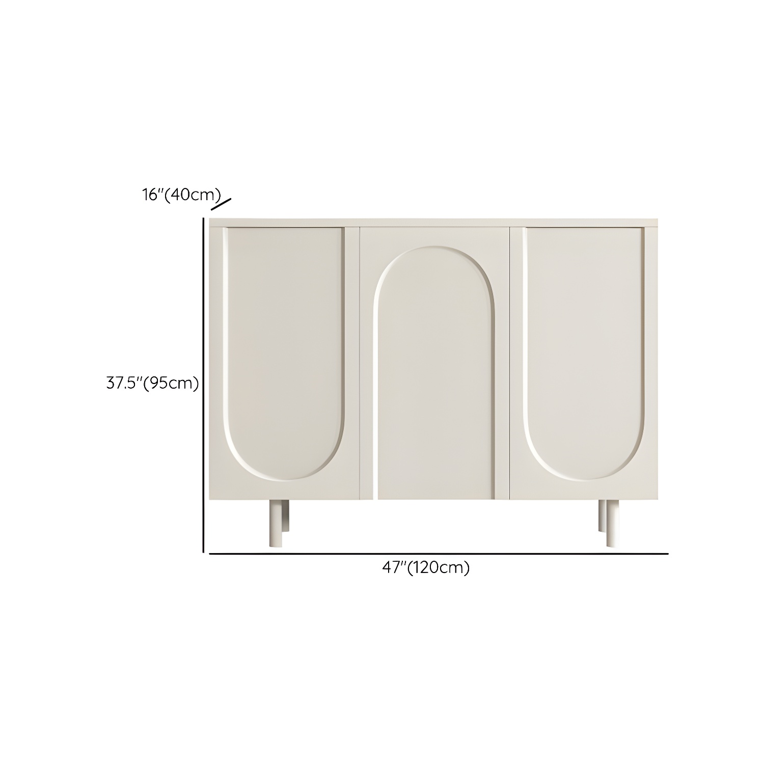 Modern White Buffet | Ormau - image 16