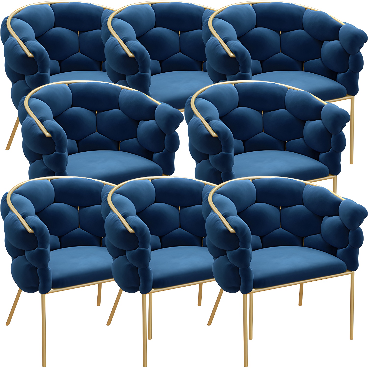 Glam Upholstered Dining Chair | Ormau - image 46