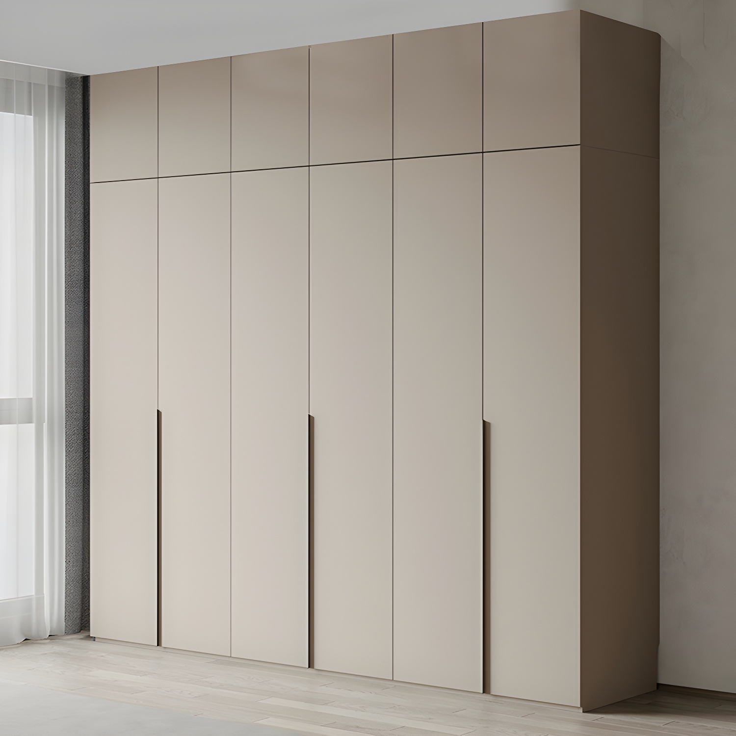 Modern Grey Wood Armoire | Ormau - image 3