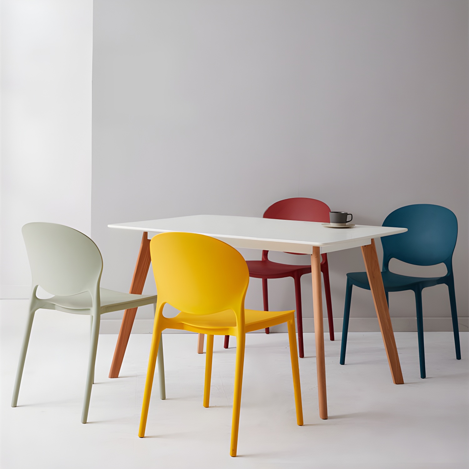 Modern Stackable Dining Chairs | Ormau - image 21
