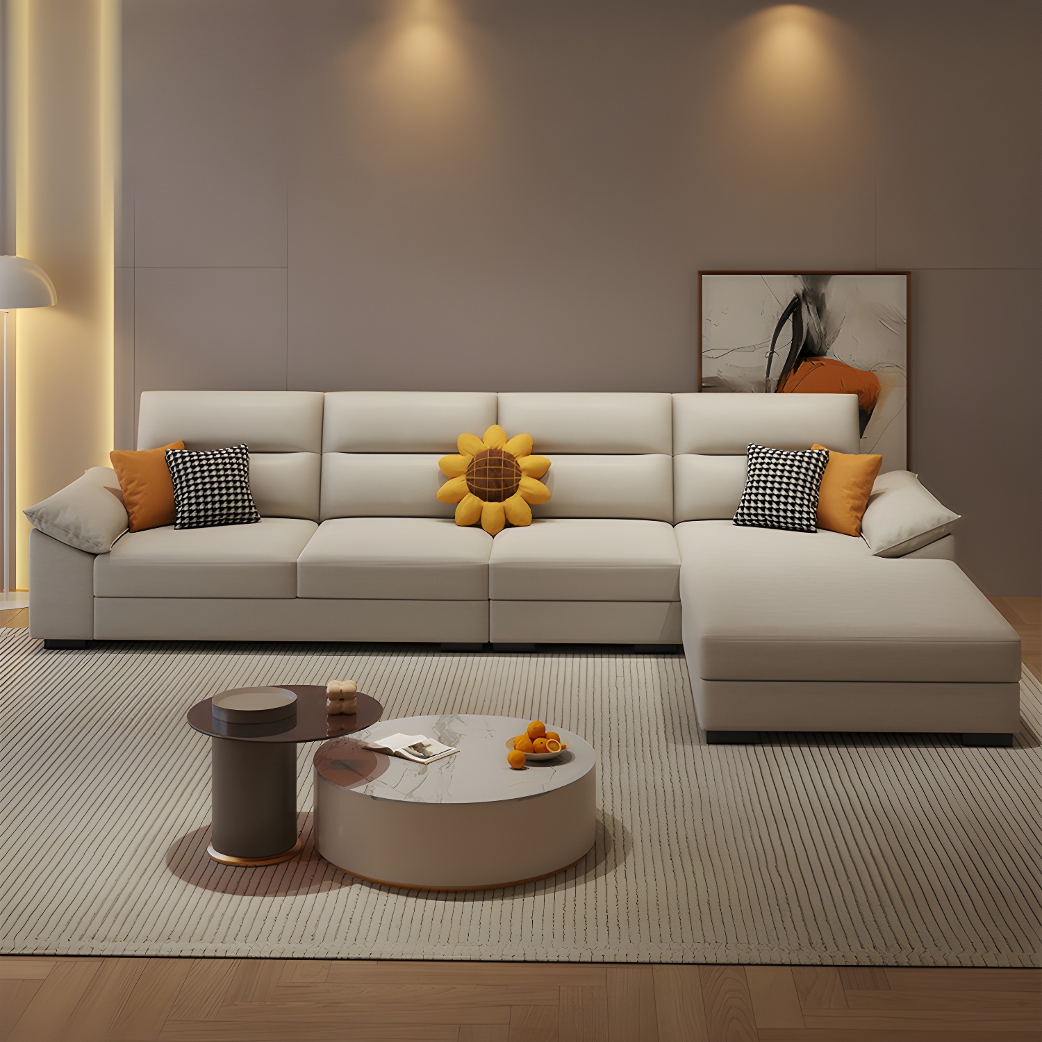 Scandinavian Wood Sofa Chaise | Ormau - image 6