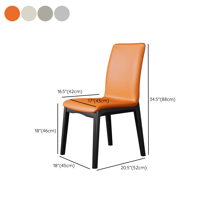 Modern Armless Dining Chair | Ormau - image 9