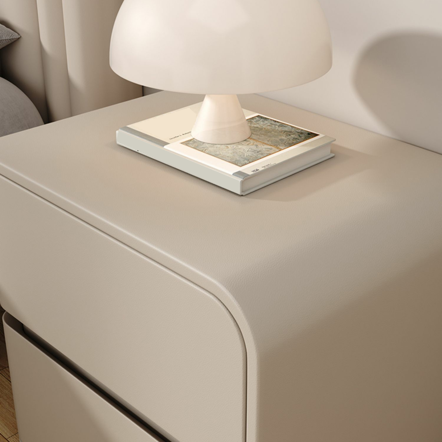 Rounded Corners Nightstand | Ormau - image 10