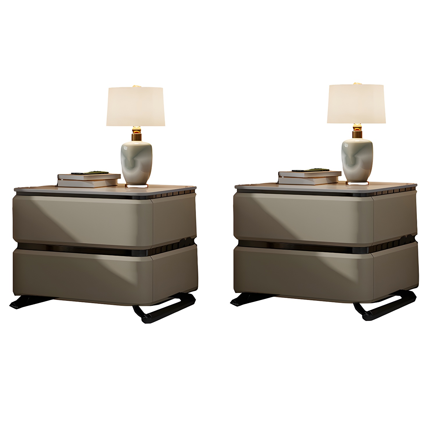 Modern Stone Nightstand | Ormau - image 29
