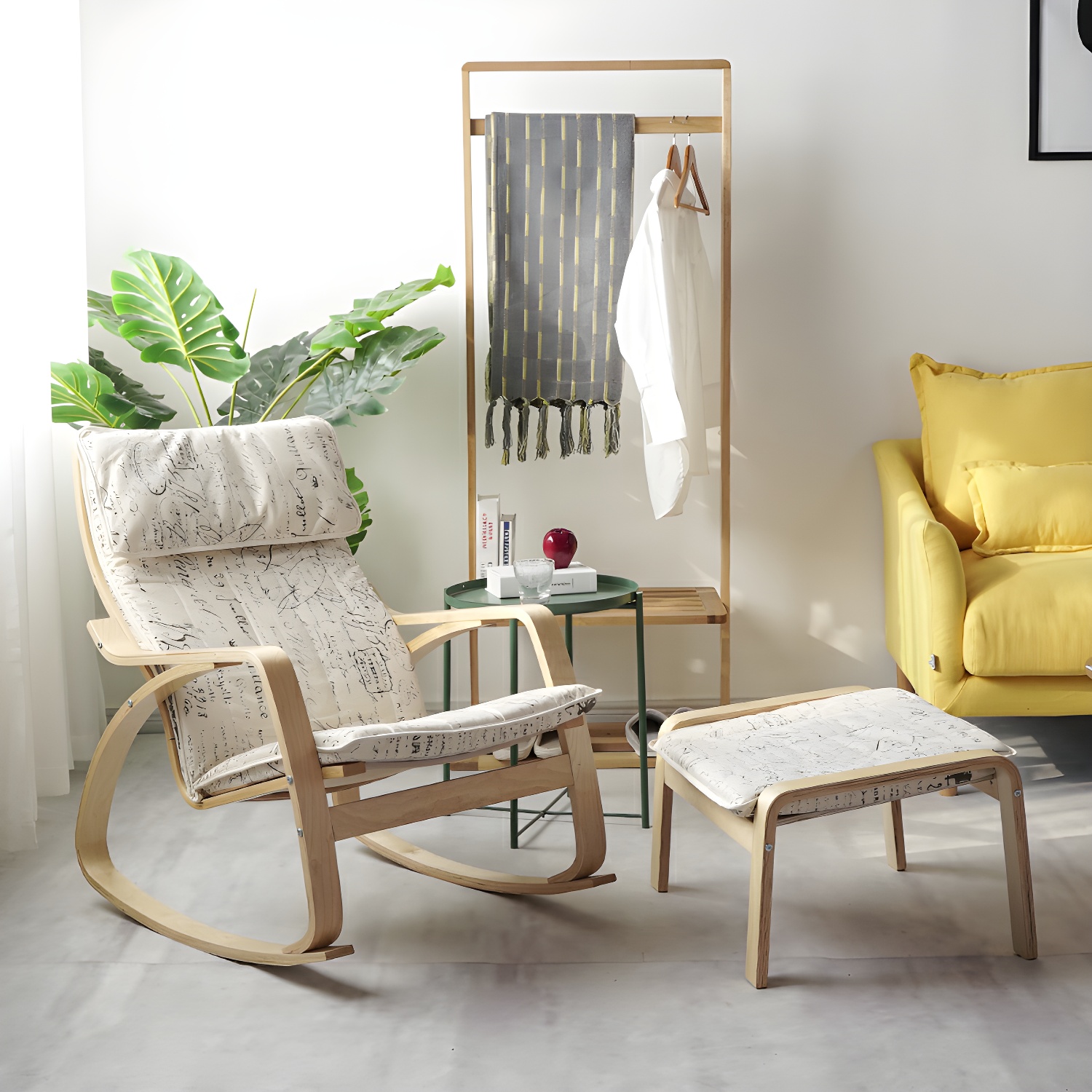 Modern Rocker & Ottoman Set | Ormau - image 16