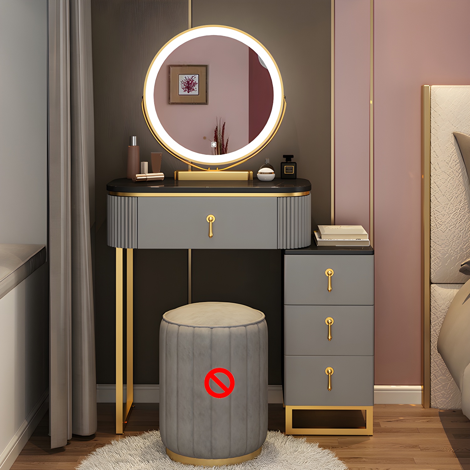 Glam Lighted Vanity | Ormau - image 28