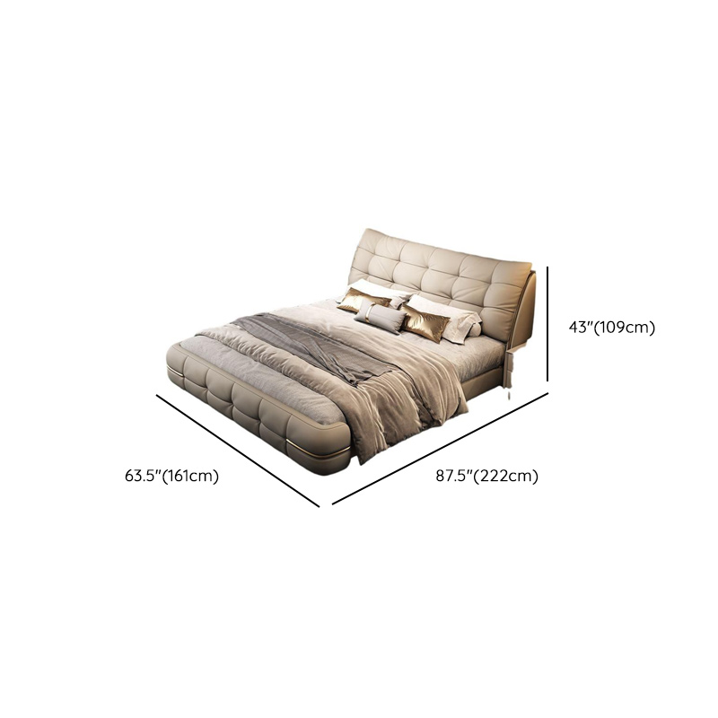 Solid Beige Storage Bed | Ormau - image 11