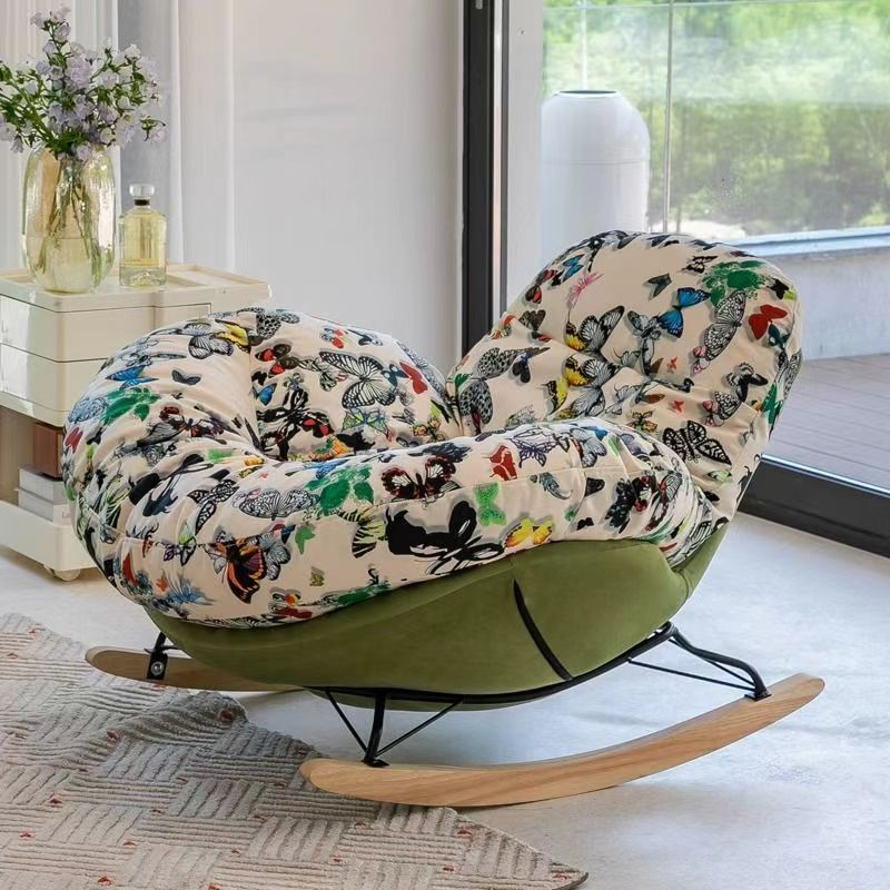 Upholstered Rocking Chair | Ormau - image 8