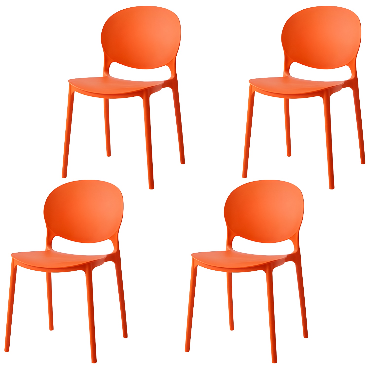 Modern Stackable Dining Chairs | Ormau - image 8