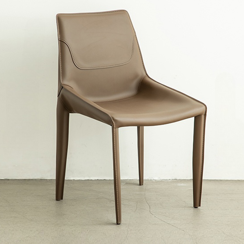 Modern Leather Side Chair | Ormau - image 2