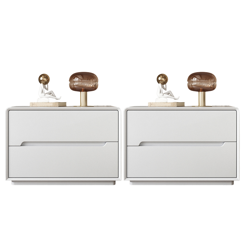 Modern Faux Leather Nightstand | Ormau - image 18