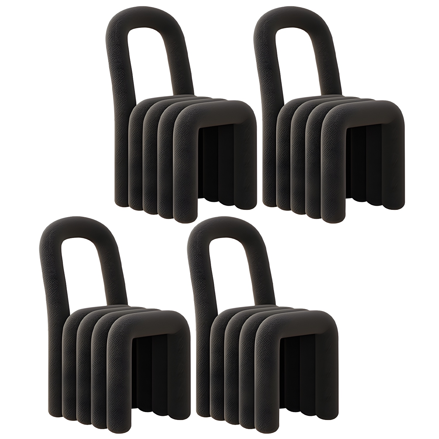 Velvet Open-Back Dining Chair | Ormau - image 29