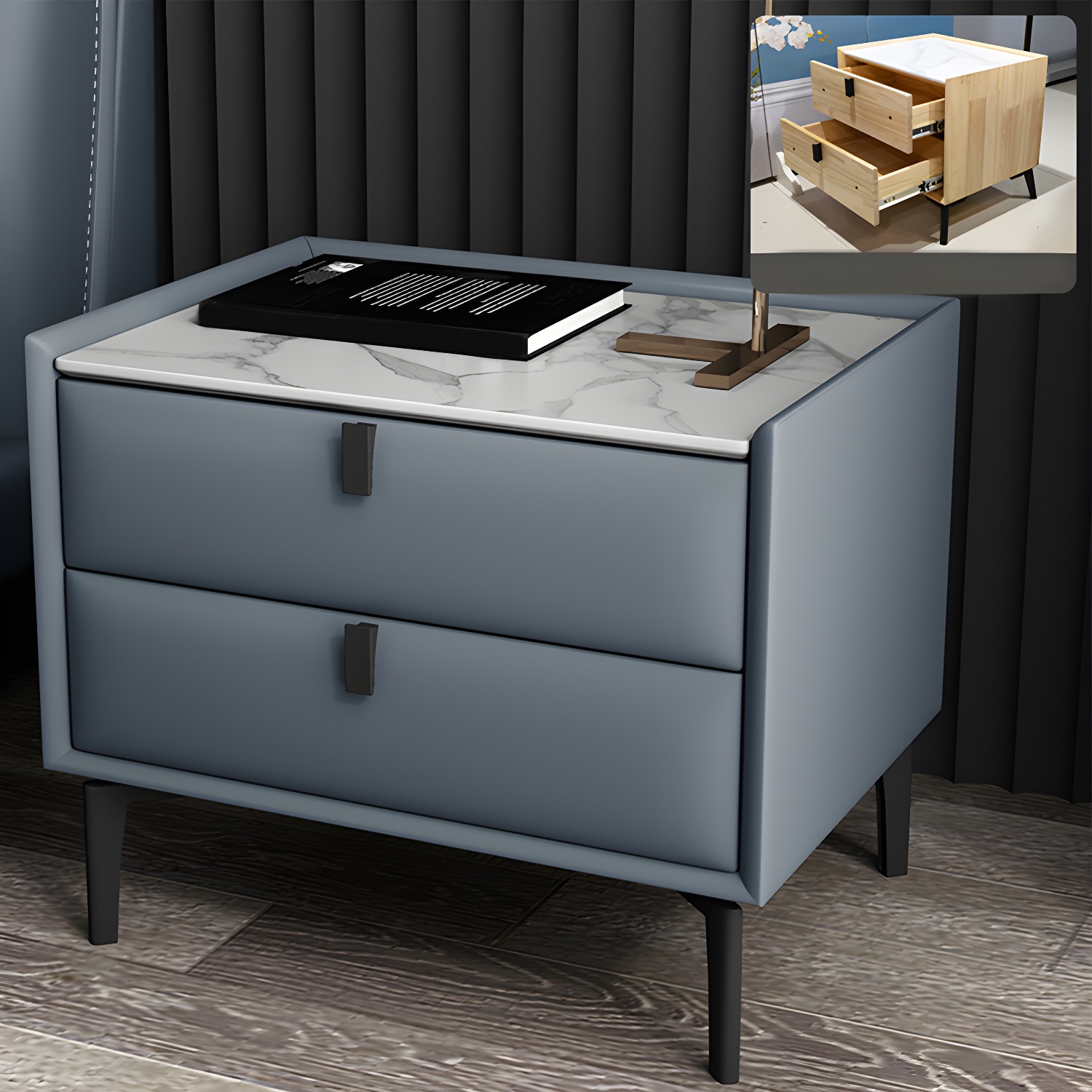Solid Wood Nightstand | Ormau - image 26