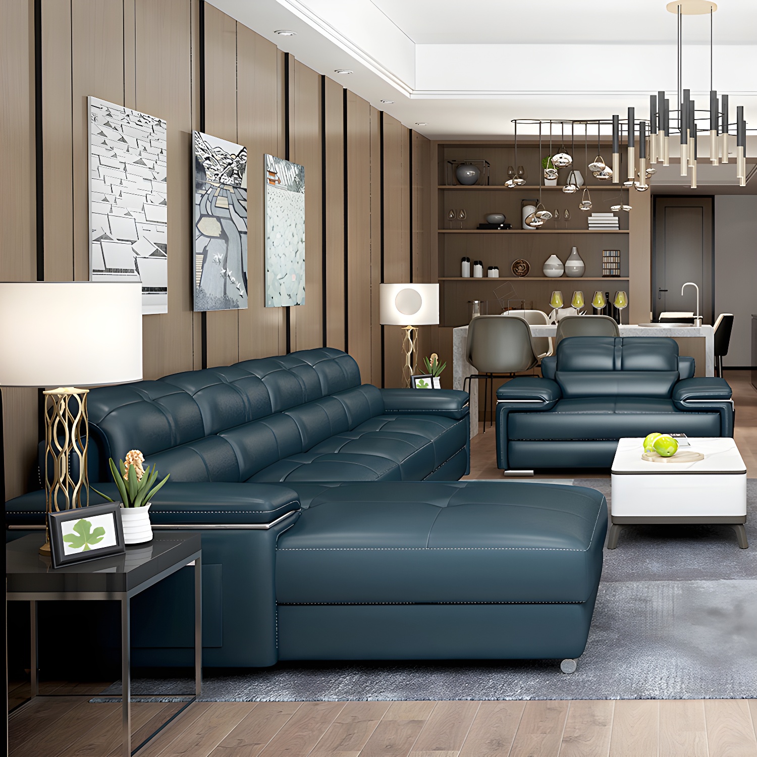 Leather Sectional Sofa | Ormau - image 2