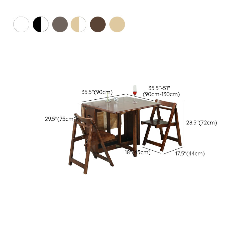 Collapsible Wood Dining Set | Ormau - image 17