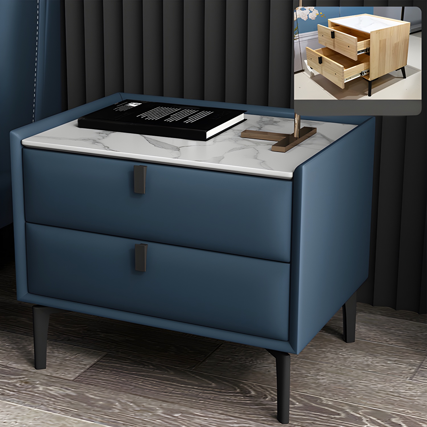 Solid Wood Nightstand | Ormau - image 24