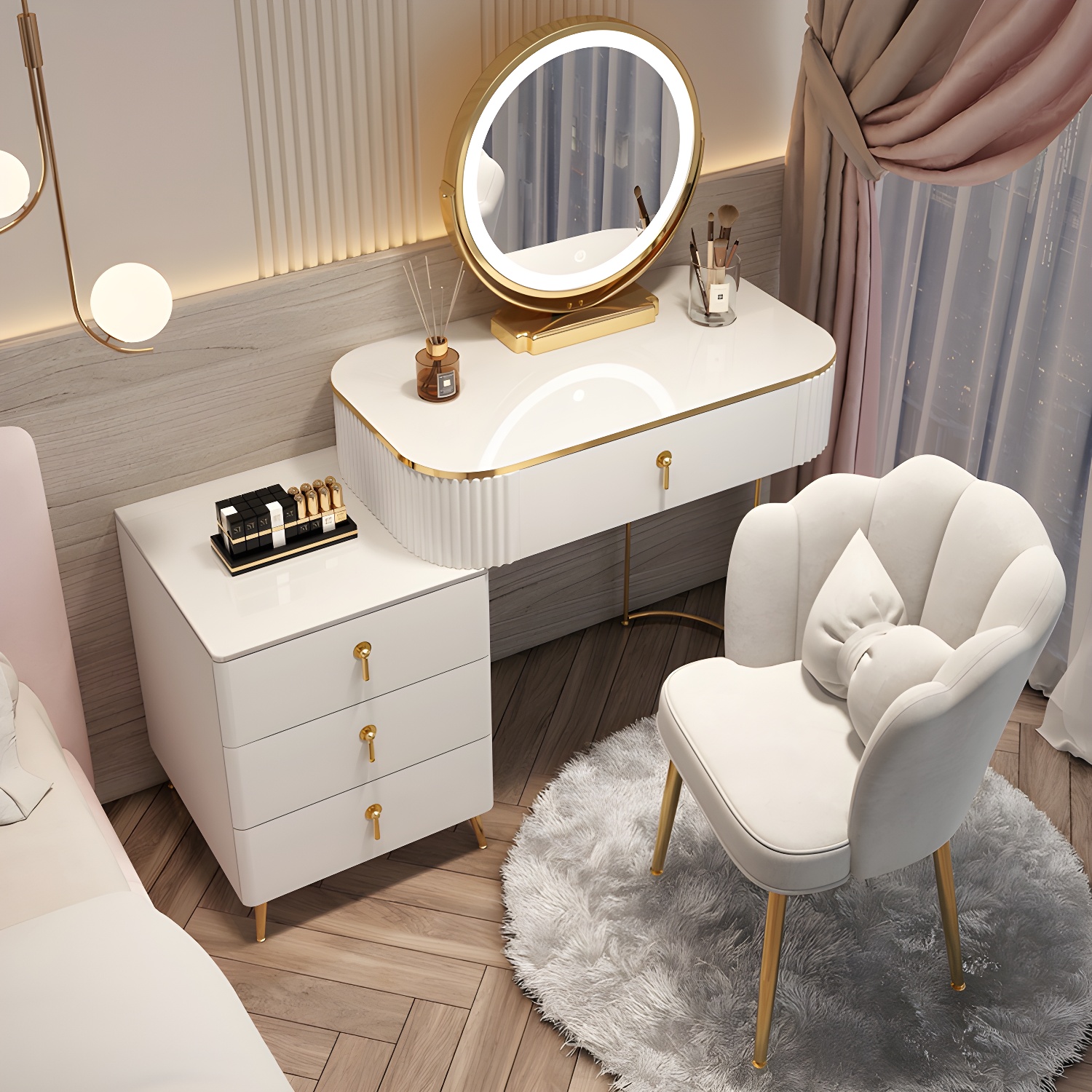 Mirrored Vanity Desk | Ormau - image 31