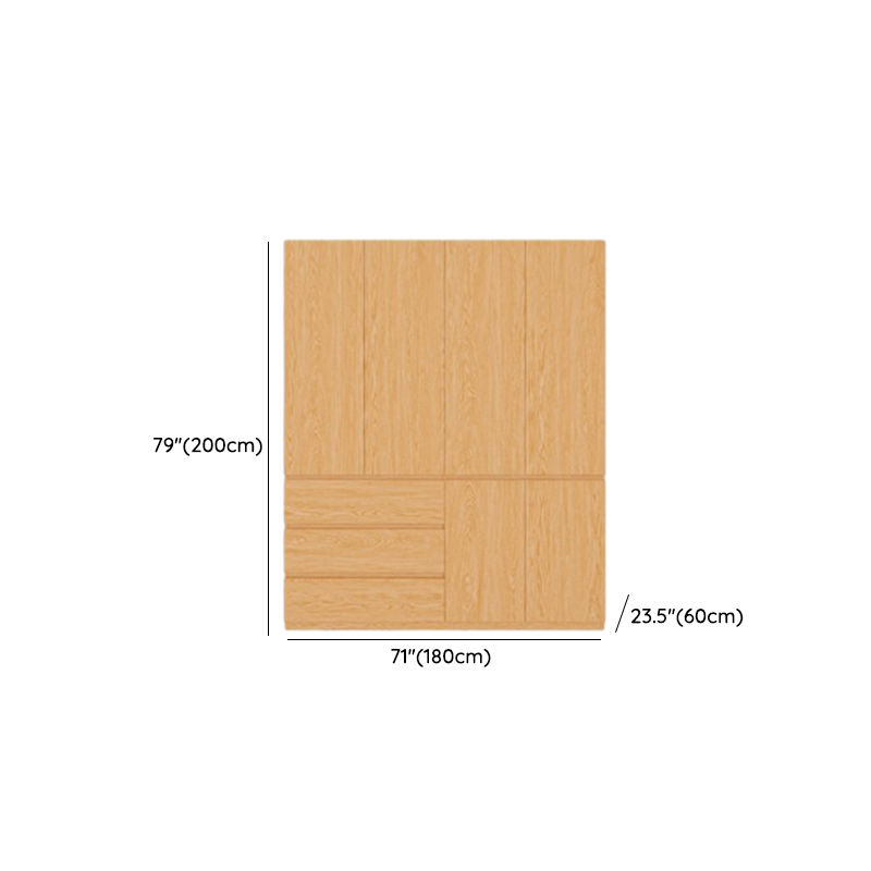 Natural Wood Wardrobe Closet | Ormau - image 8