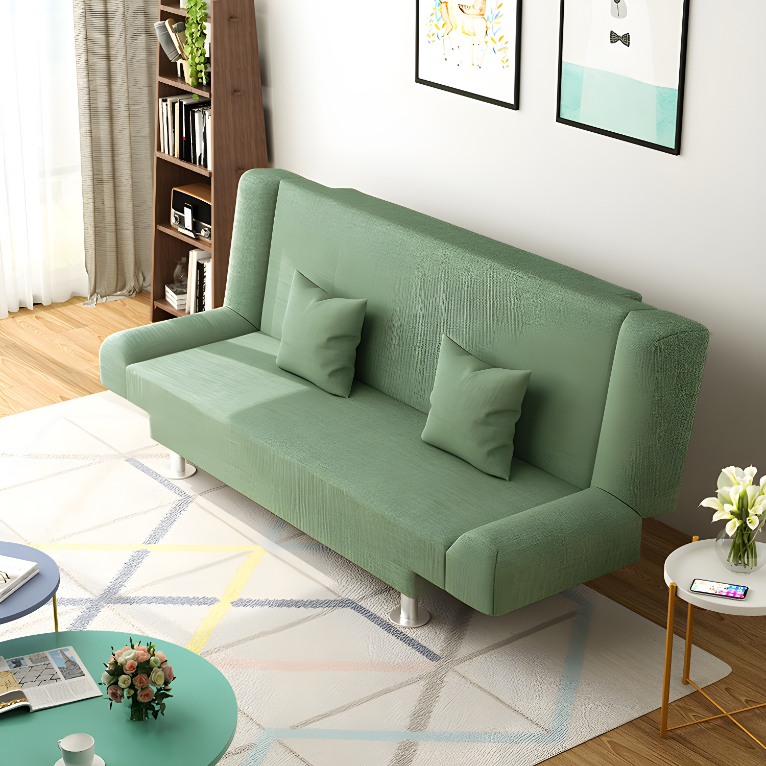 Linen Convertible Sofa | Ormau - image 16