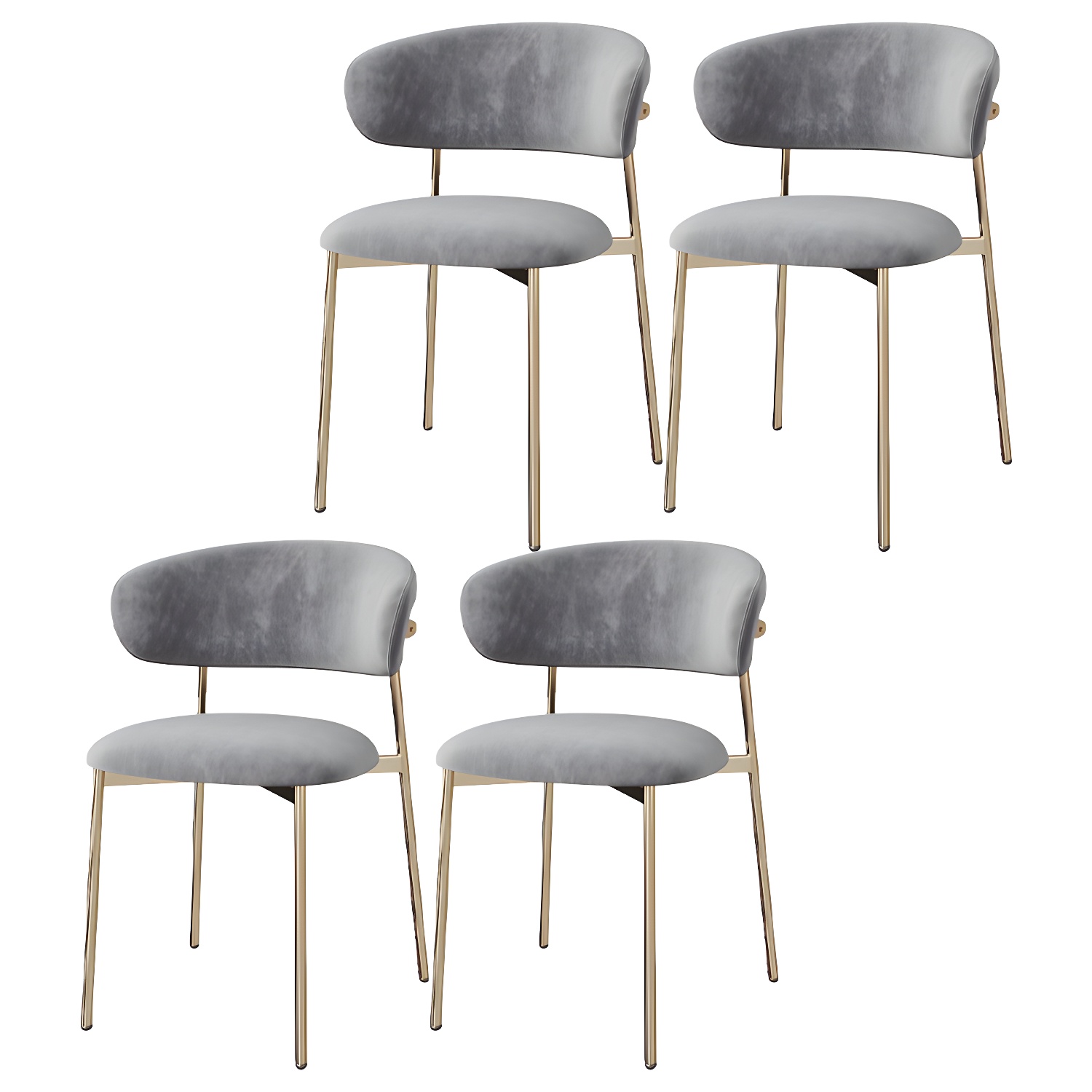 Upholstered Dining Chair Set | Ormau - image 6