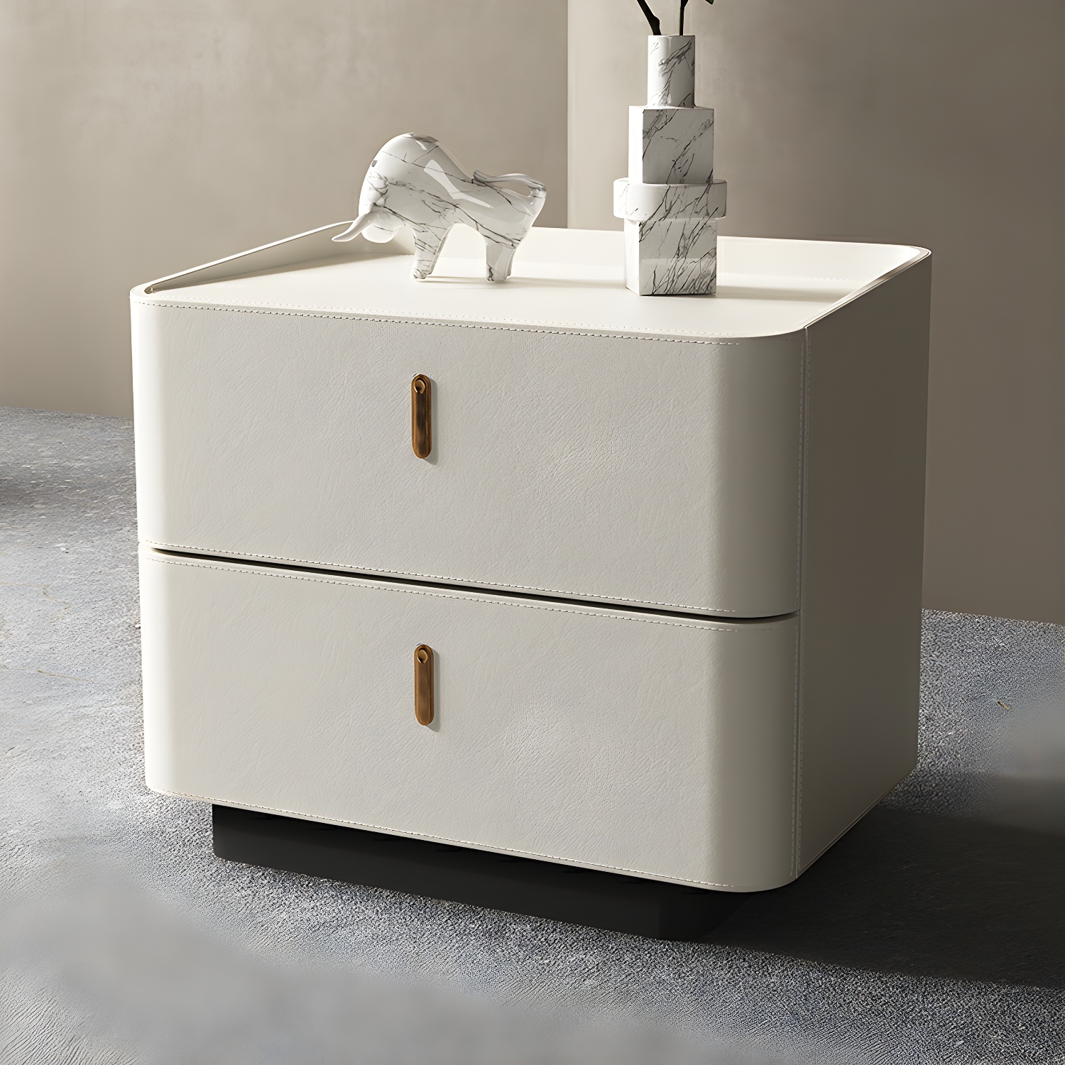 Modern Wood Grain Nightstand | Ormau - image 7
