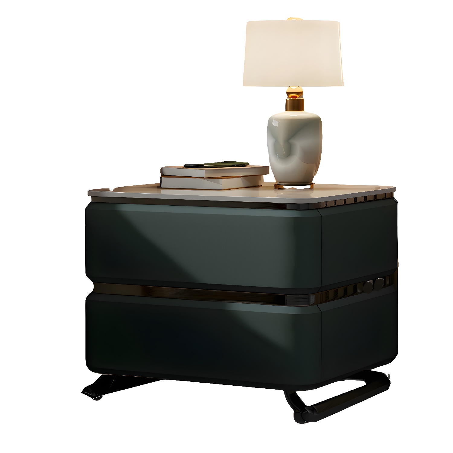 Modern Stone Nightstand | Ormau - image 27