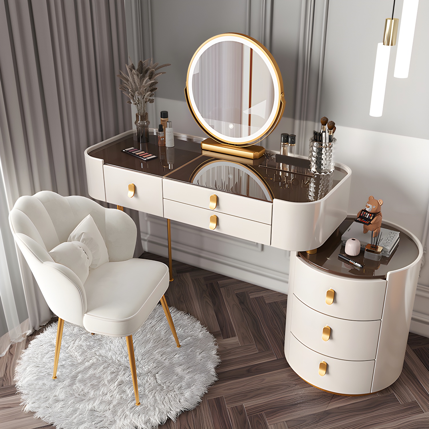 Glam Lighted Vanity | Ormau - image 29