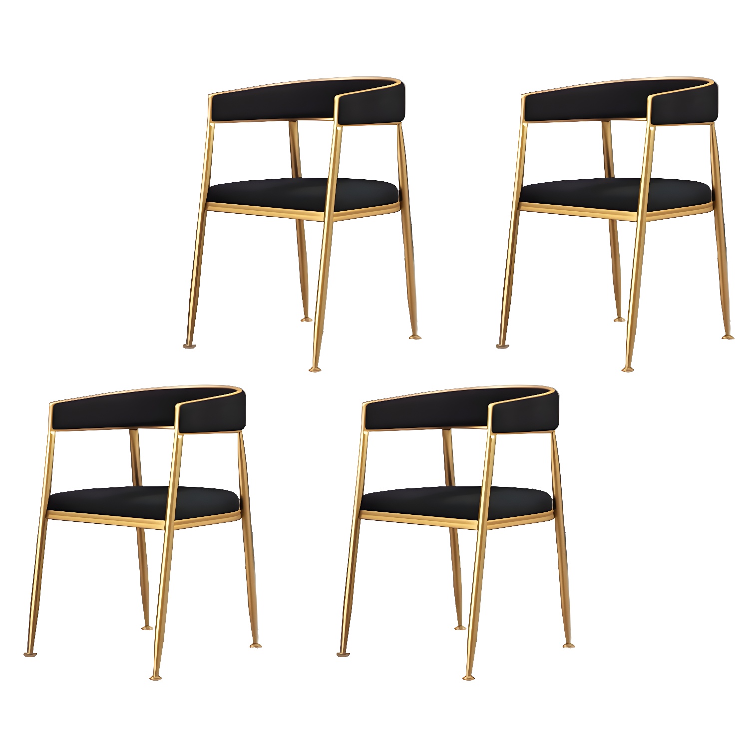 Glam Gold Arm Chair | Ormau - image 36