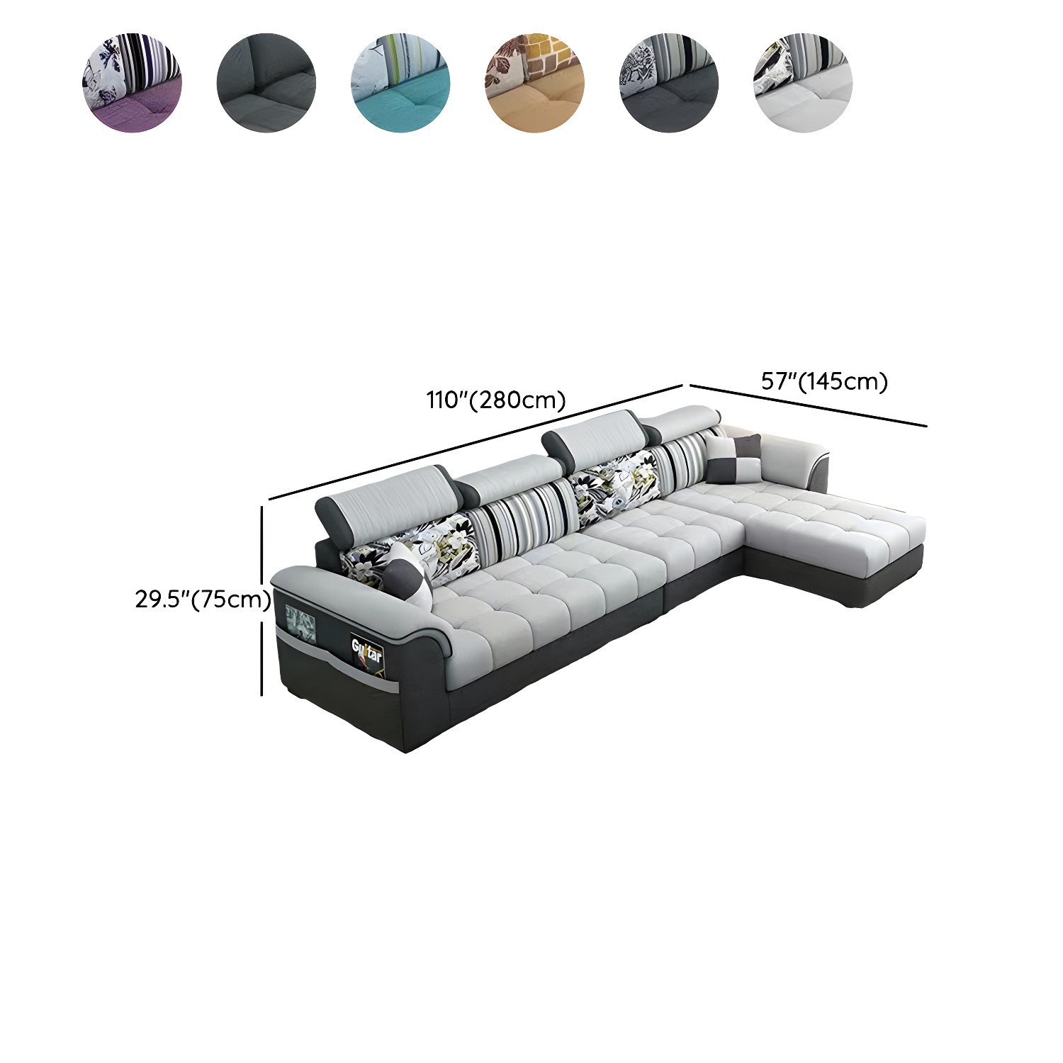 Contemporary Sectional Sofa | Ormau - image 14