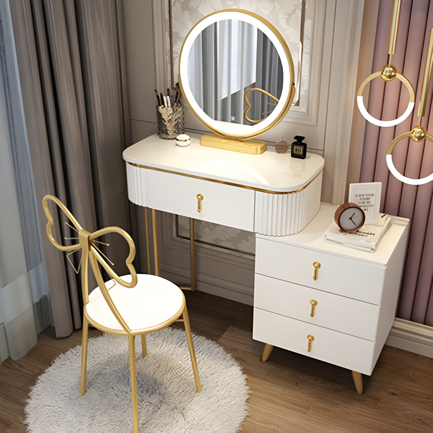 Makeup Vanity with Lighted Mirror | Ormau - image 31