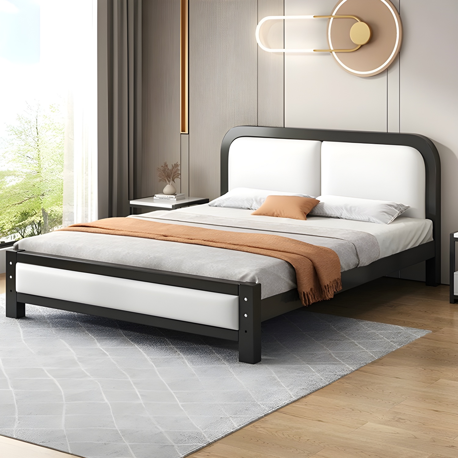 Modern Panel Bed | Ormau - image 4