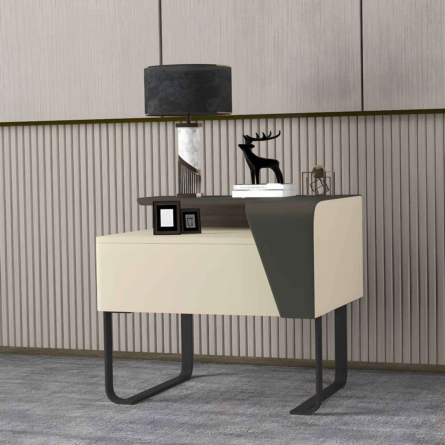 Modern Sled Nightstand | Ormau - image 23