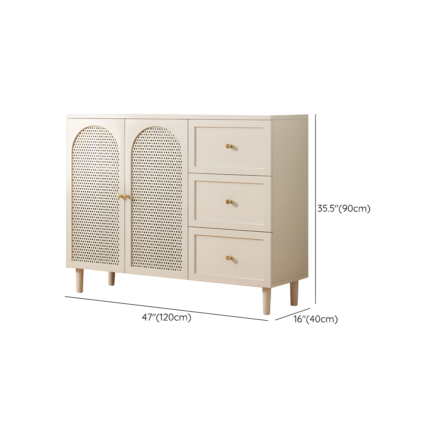 Modern White Sideboard | Ormau - image 17