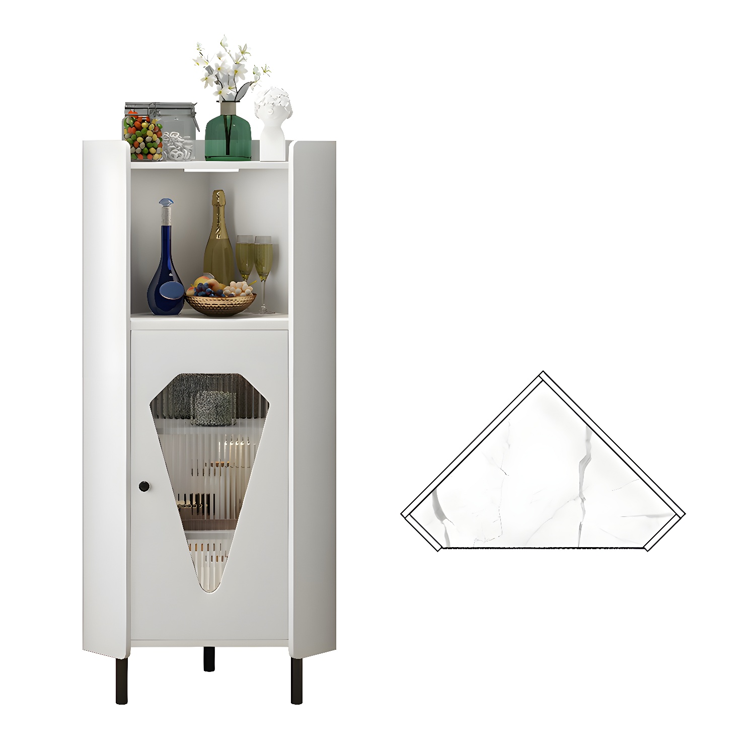 Glam Corner Cabinet | Ormau - image 22