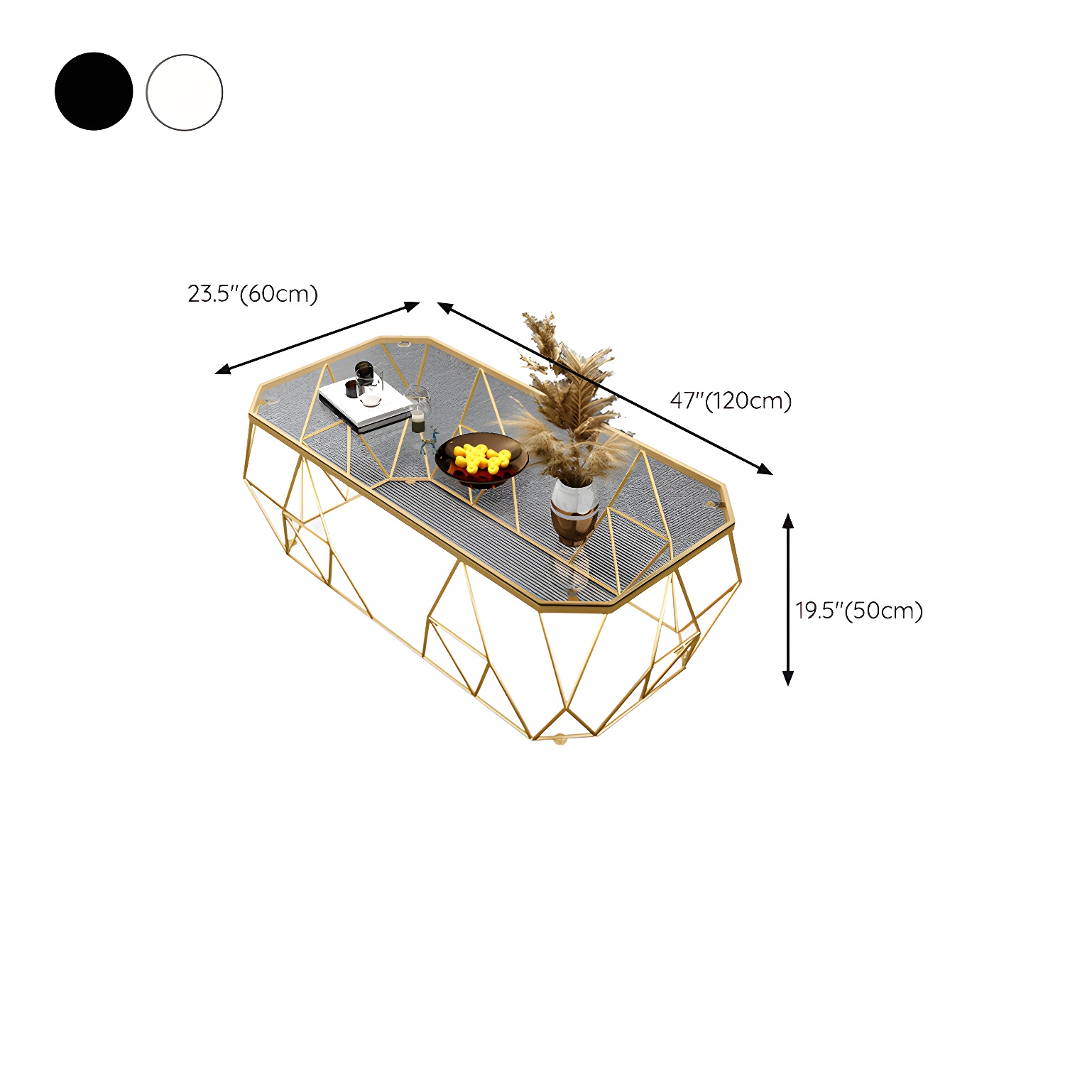 Octagon Glass Coffee Table | Ormau - image 13