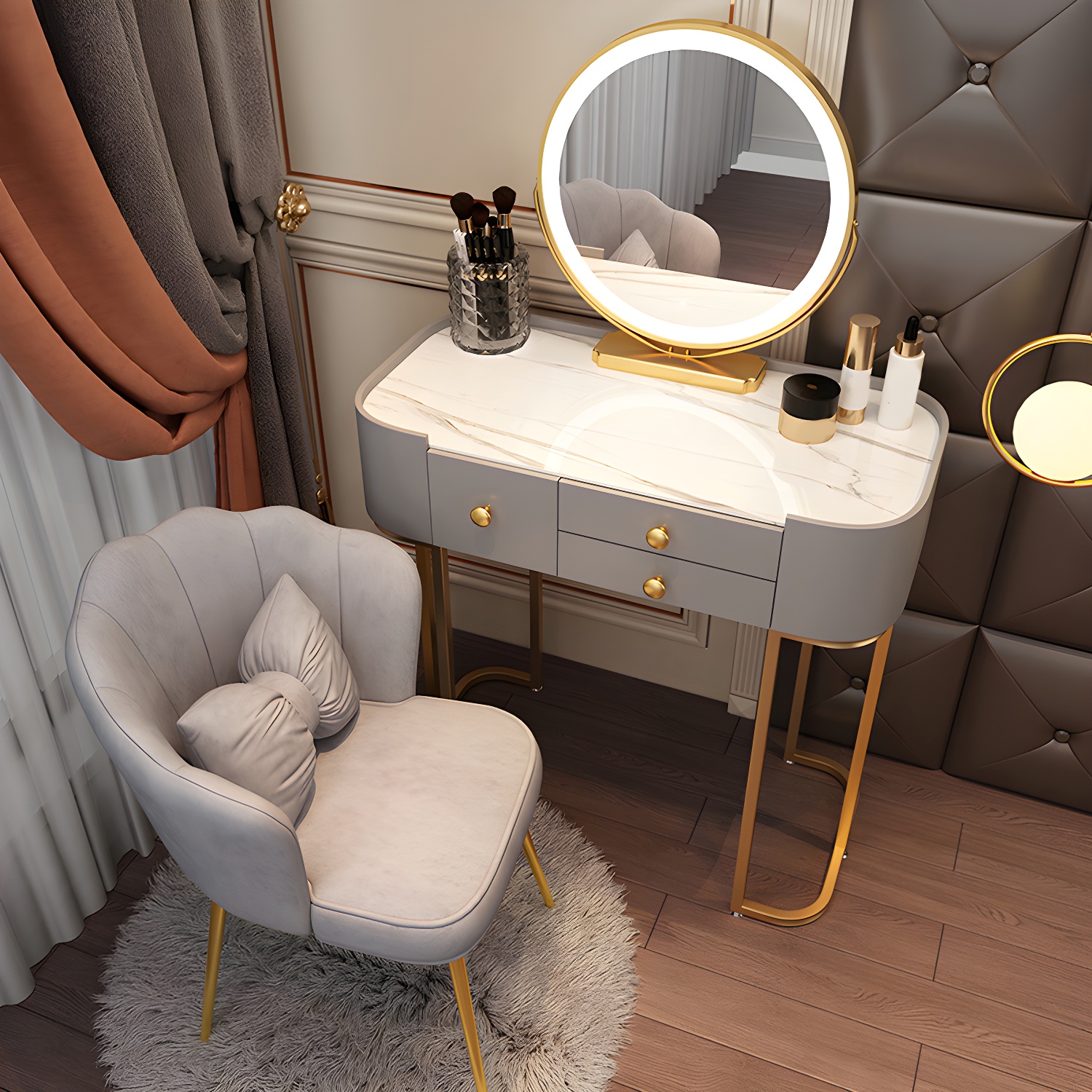 Glam Glass Vanity | Ormau - image 29