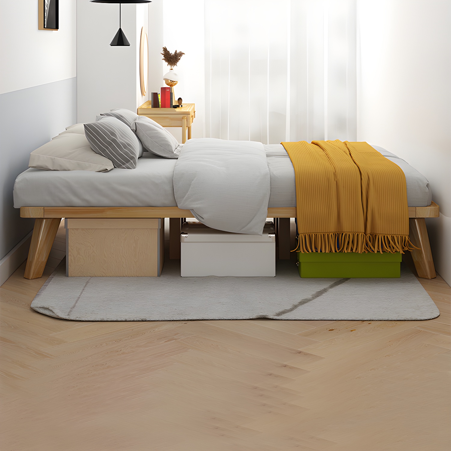 Natural Nordic Bed Frame | Ormau - image 4