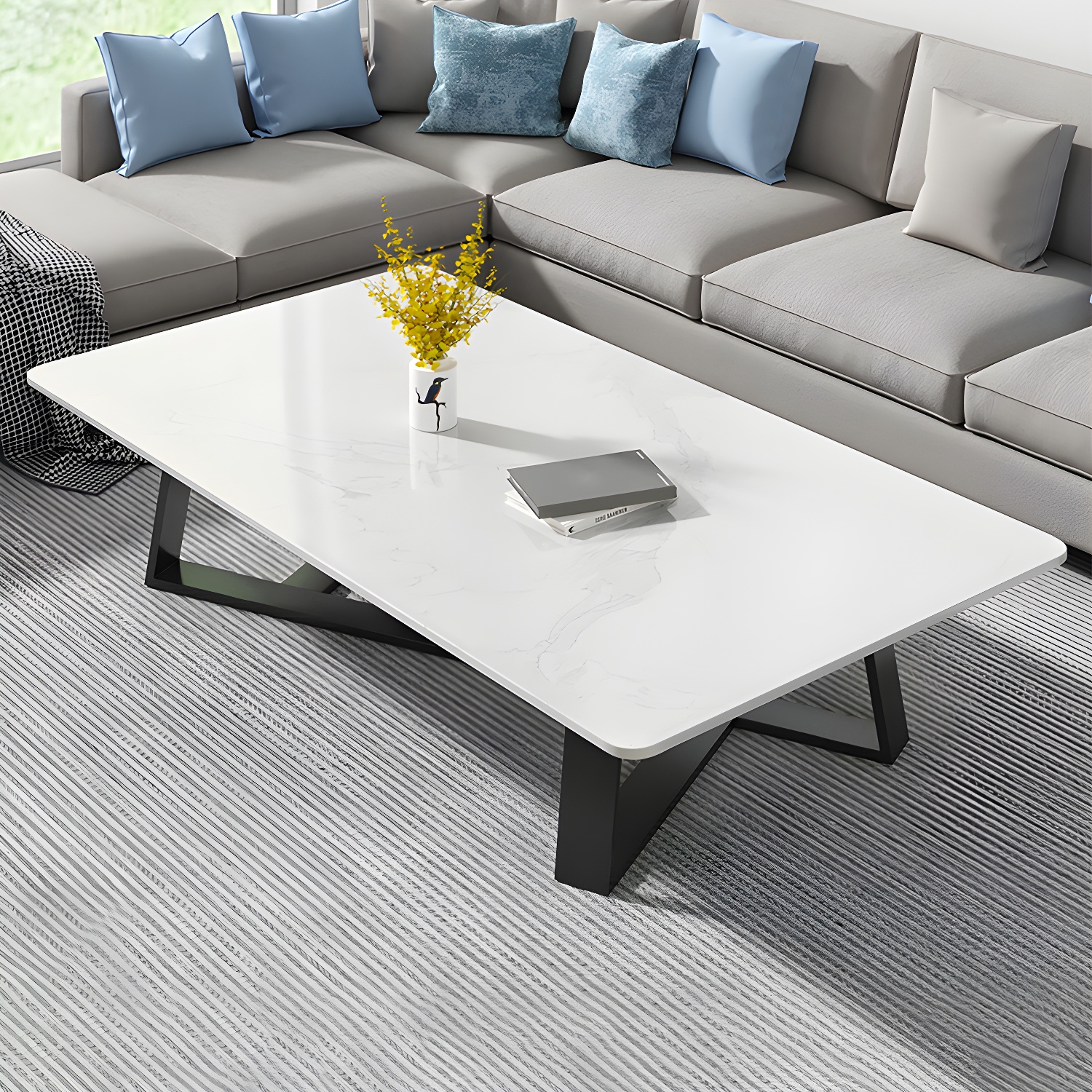 Stone & Steel Coffee Table | Ormau - image 18