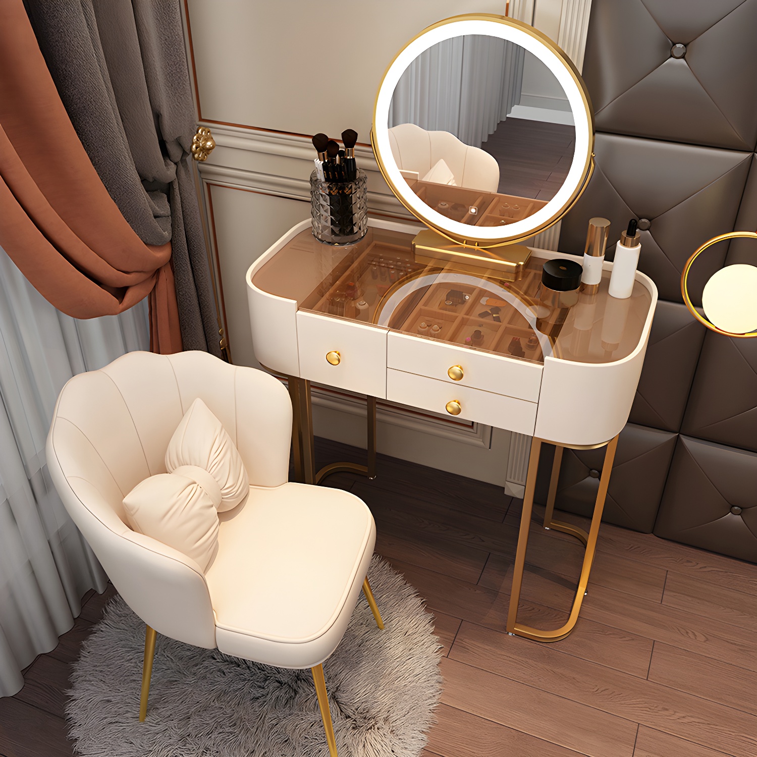 Glam Glass Vanity | Ormau - image 32